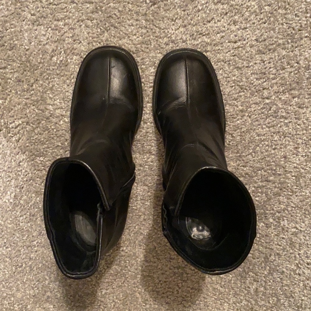 Tibi block heel booties - size 38